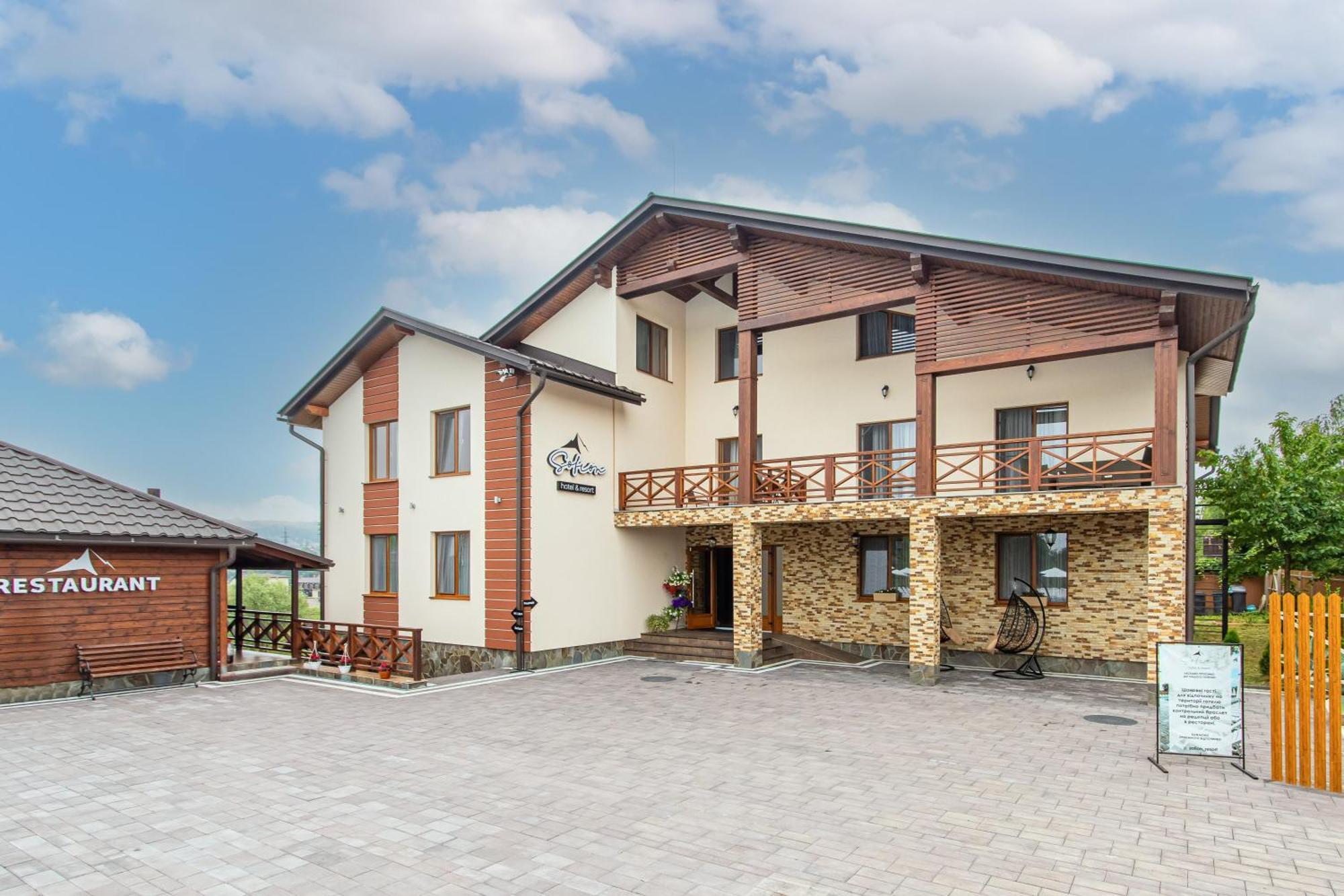 Sofion Hotel&Resort Solotvyno Exteriör bild